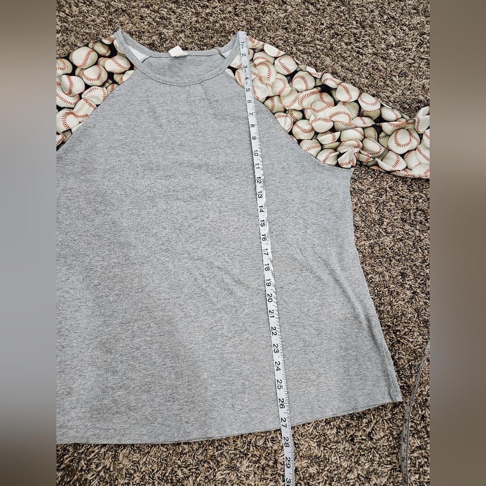 Sunshine & Rodeos Baseball Quarter Sleeve Top - Picture 8 of 9